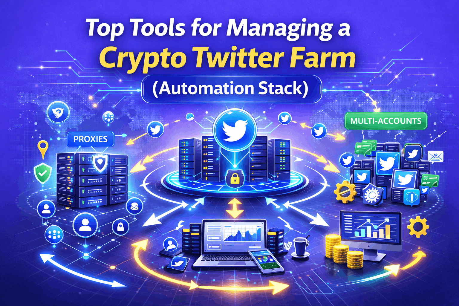 Crypto Twitter Farm tool