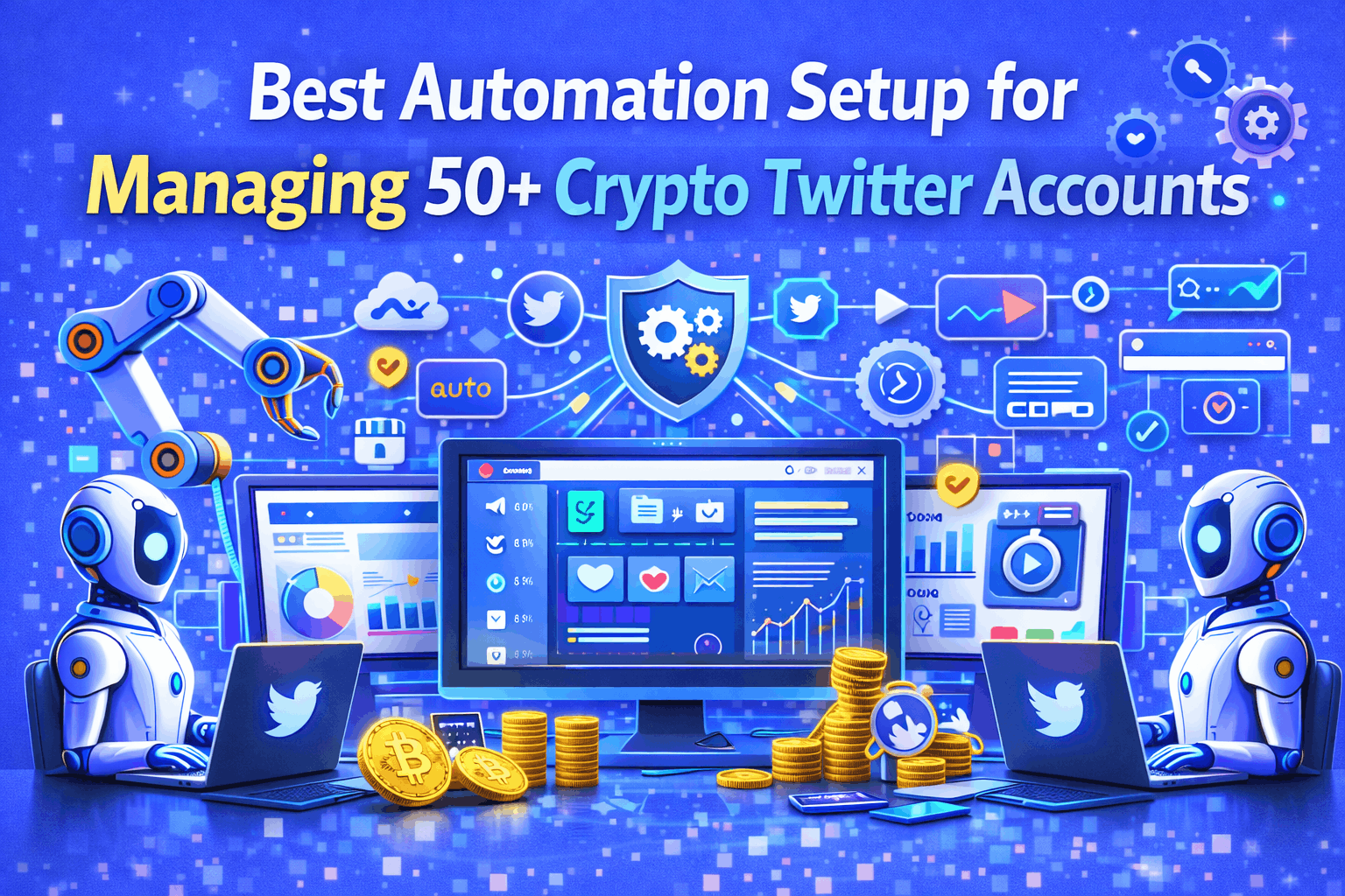 Best Automation Setup for Managing 50+ Crypto Twitter Accounts