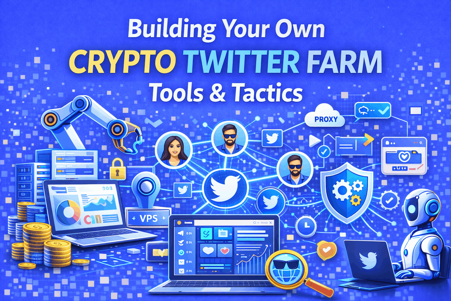 Building Your Own Crypto Twitter Farm