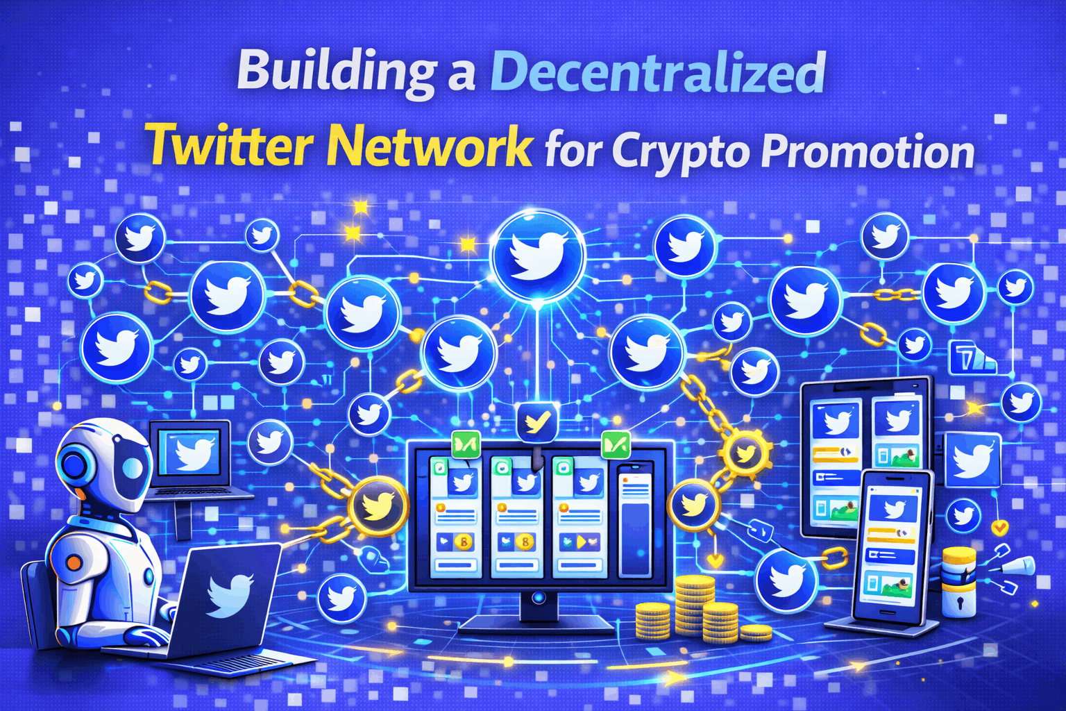 Building a Decentralized Twitter Network for Crypto Promotion