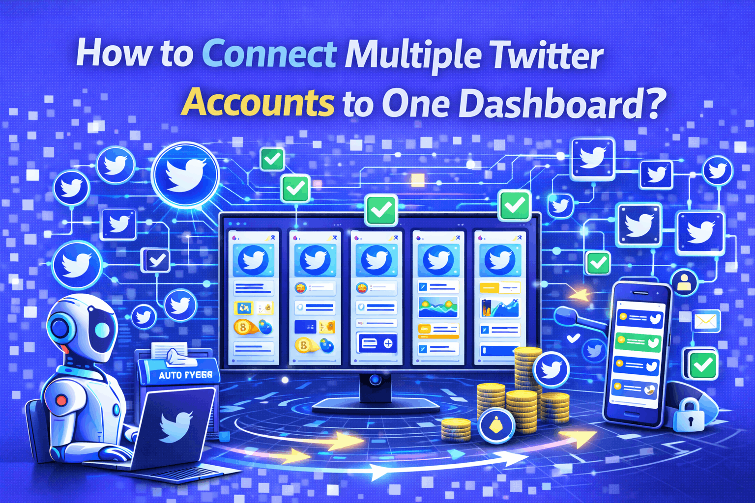 Connect Multiple Twitter Accounts to One Dashboard