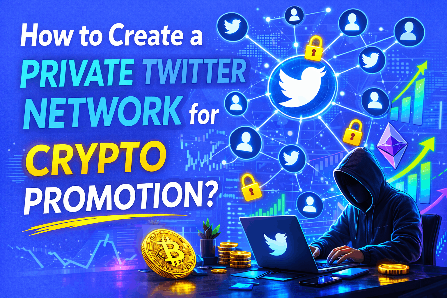 Create a Private Twitter Network for Crypto Promotion
