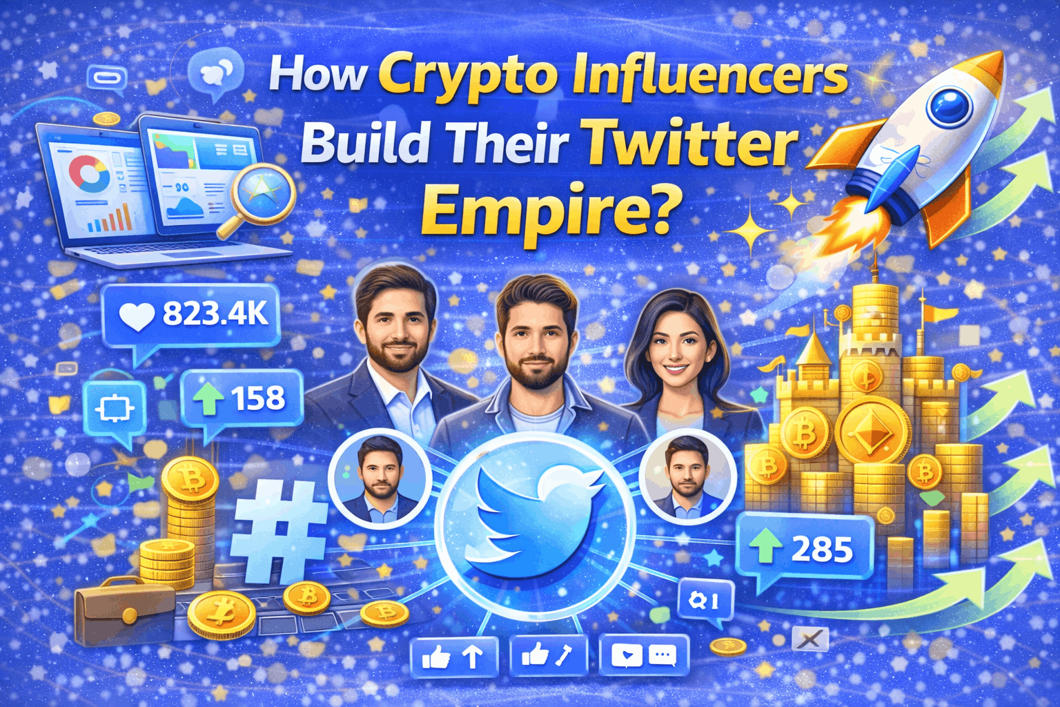 Crypto Influencers Build Their Twitter Empire