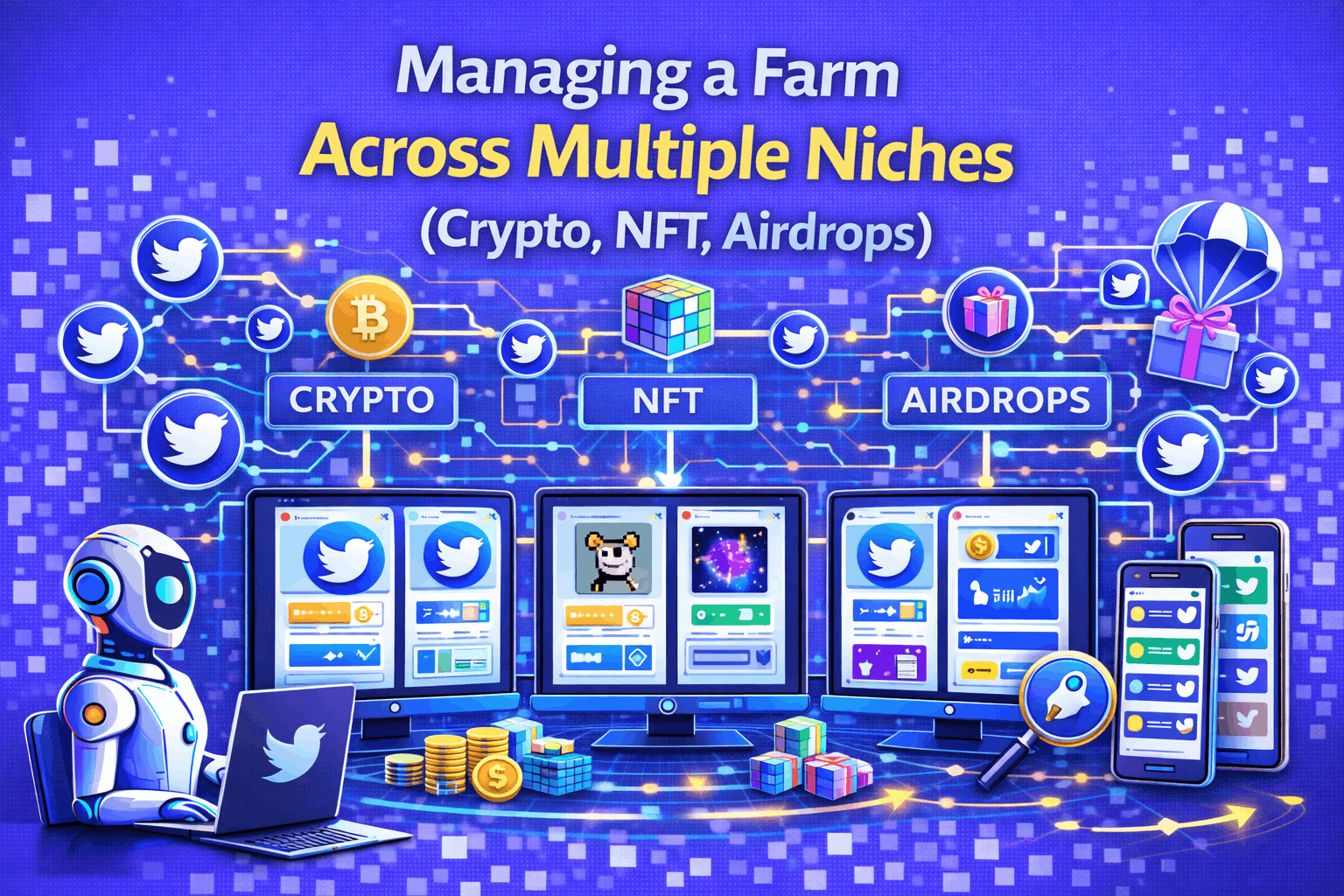 Managing a Farm Across Multiple Niches
