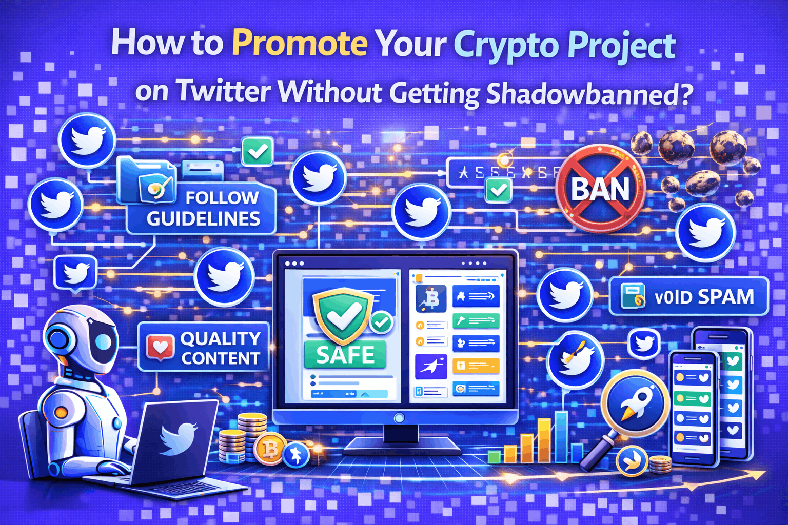 Promote Your Crypto Project on Twitter Without Getting Shadowbanned