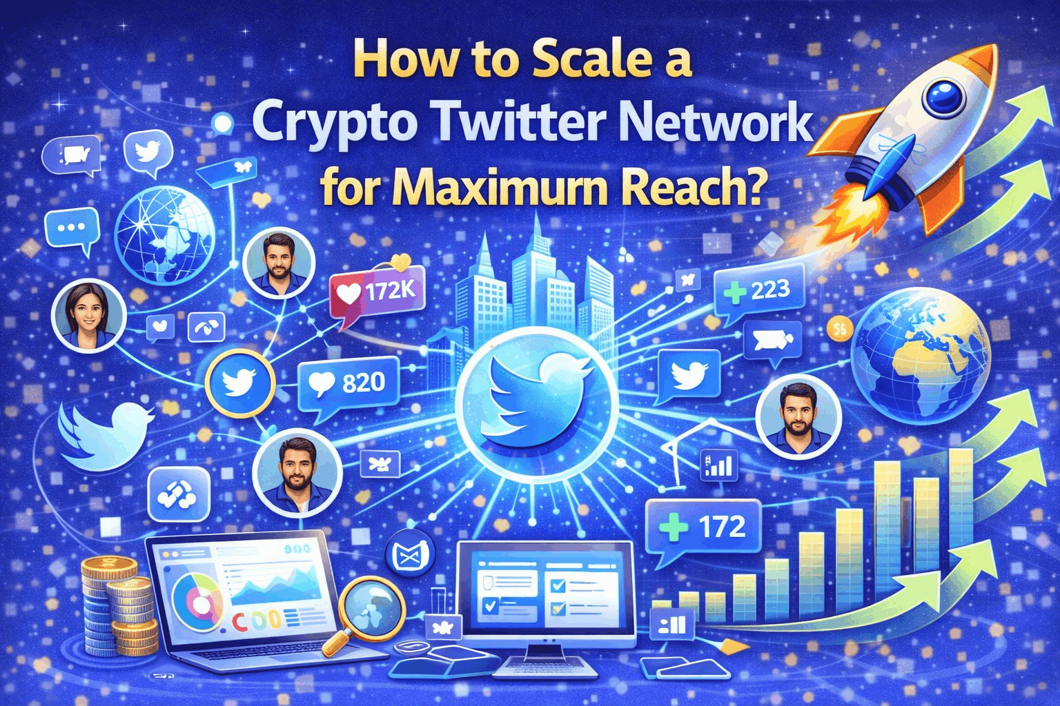 Scale a Crypto Twitter Network