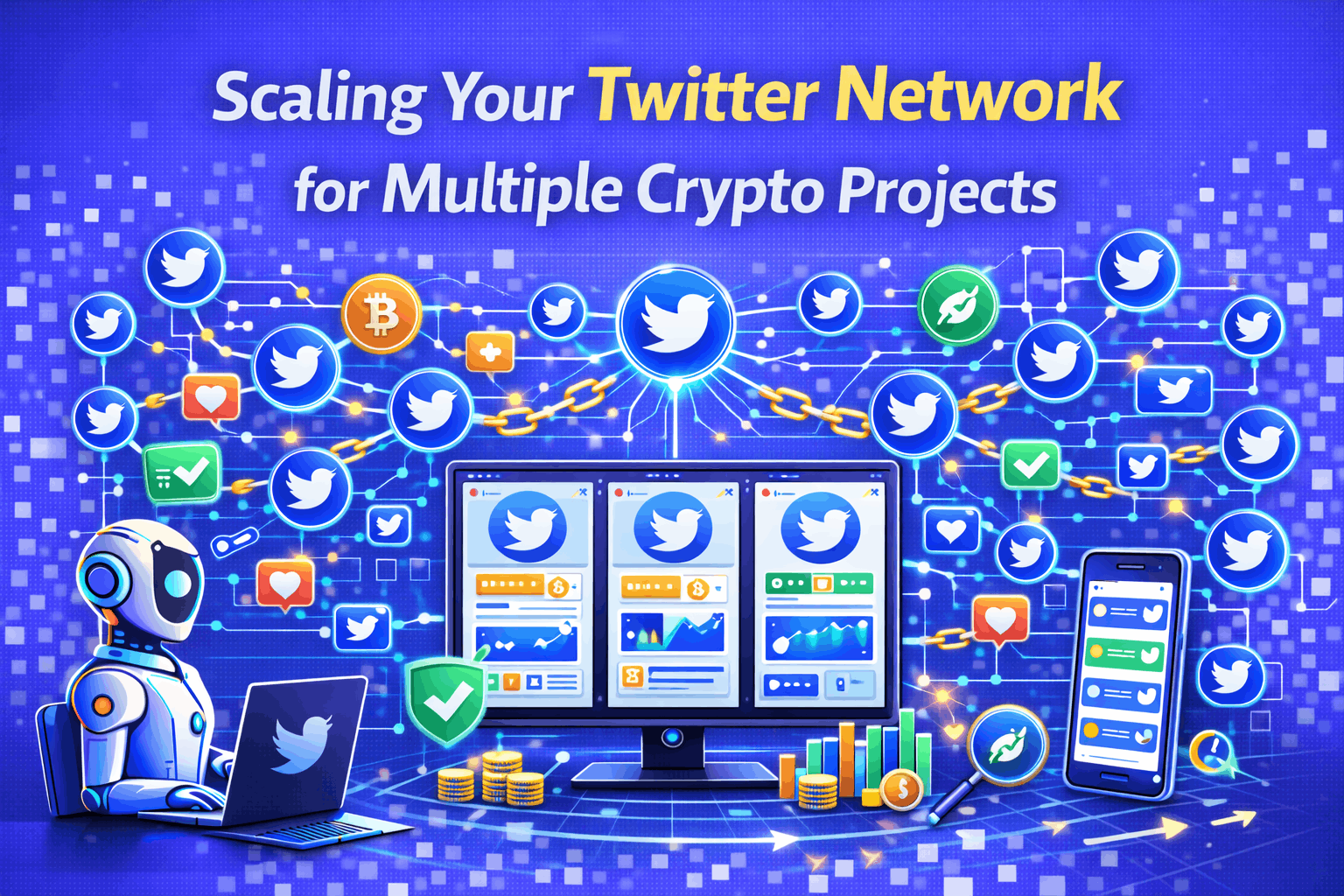 Scaling Your Twitter Network for Multiple Crypto Projects