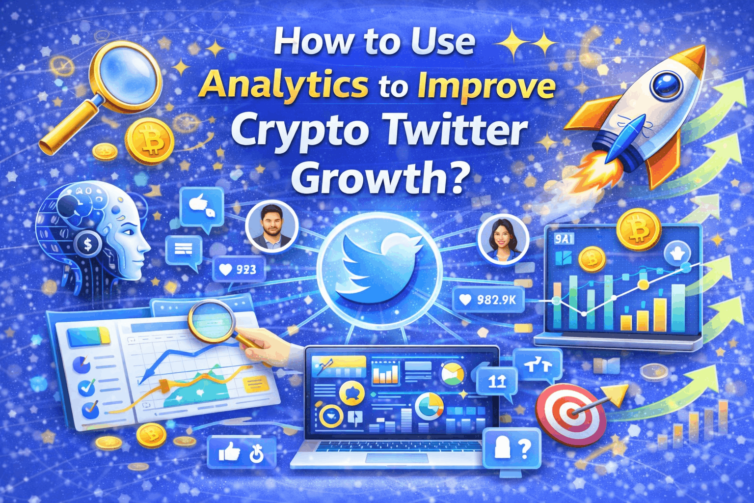 Use Analytics to Improve Crypto Twitter Growth