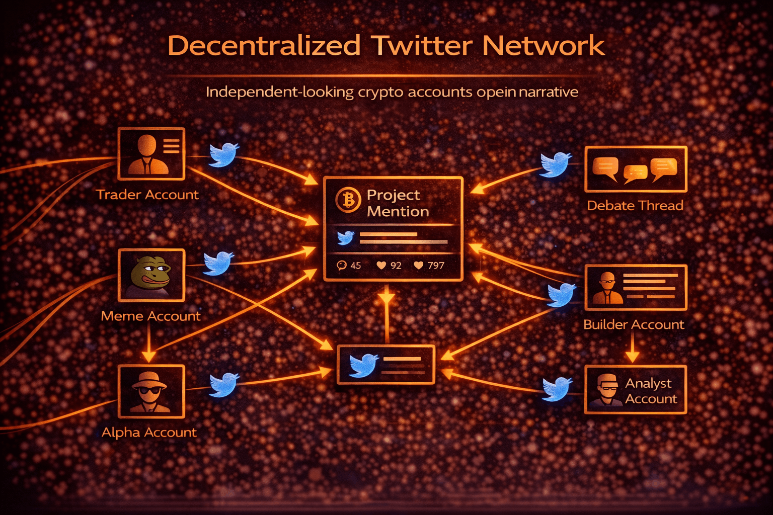Decentralized Twitter Network