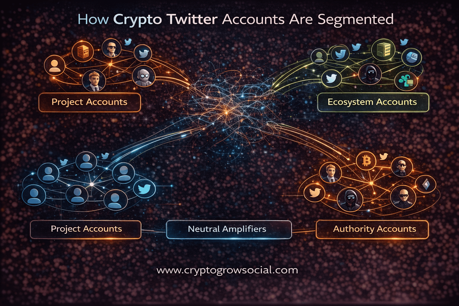 Account Segmentation for Multi Project Twitter Growth