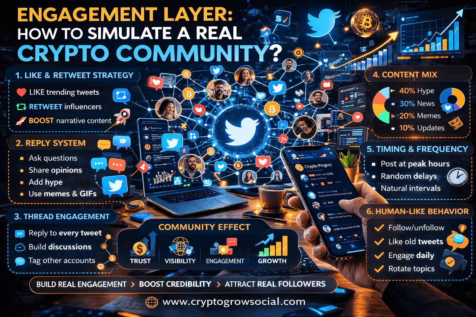 Engagement Layer How to Simulate a Real Crypto Community?