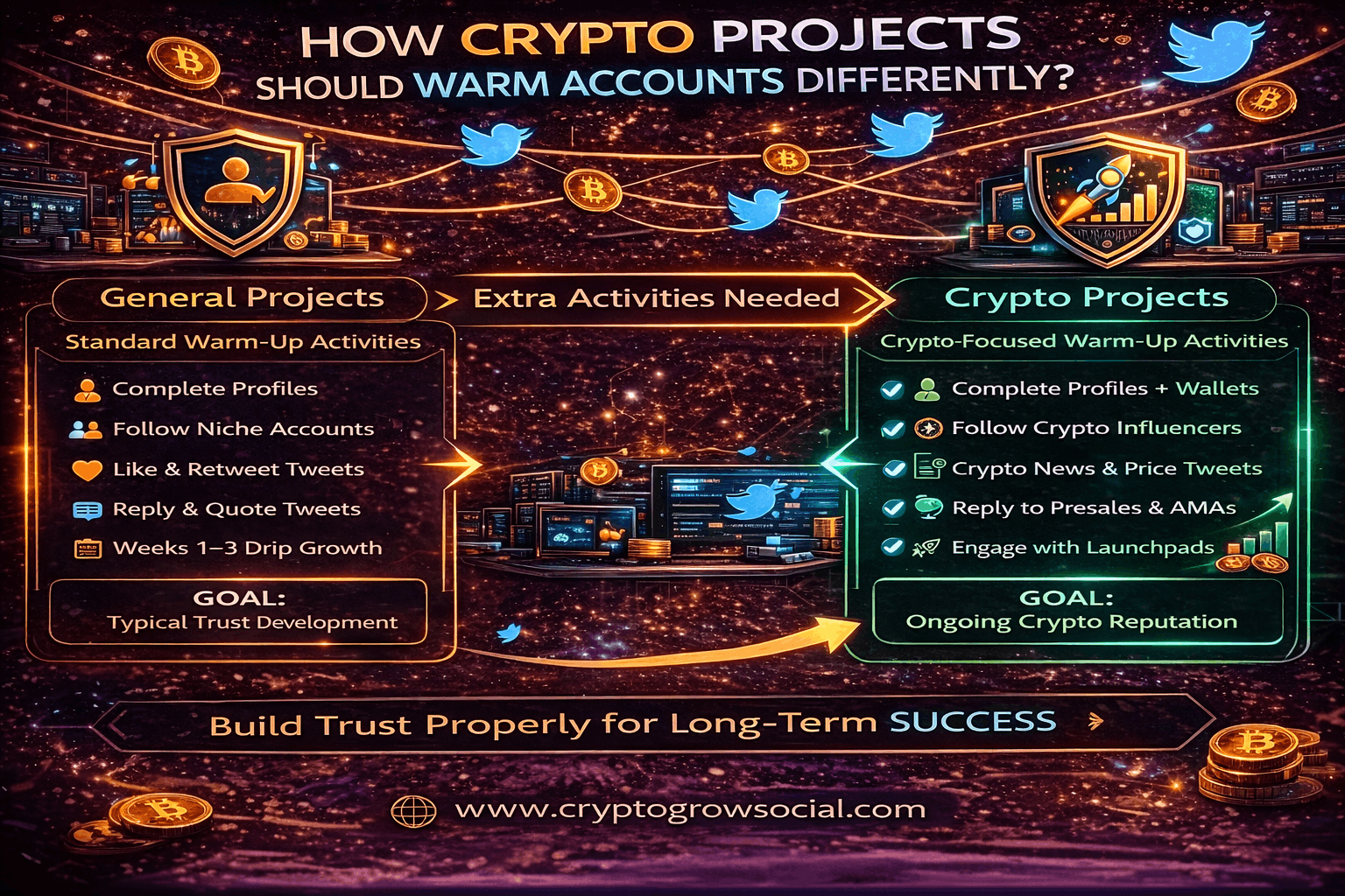 How Crypto Projects Should Warm Accounts Differently