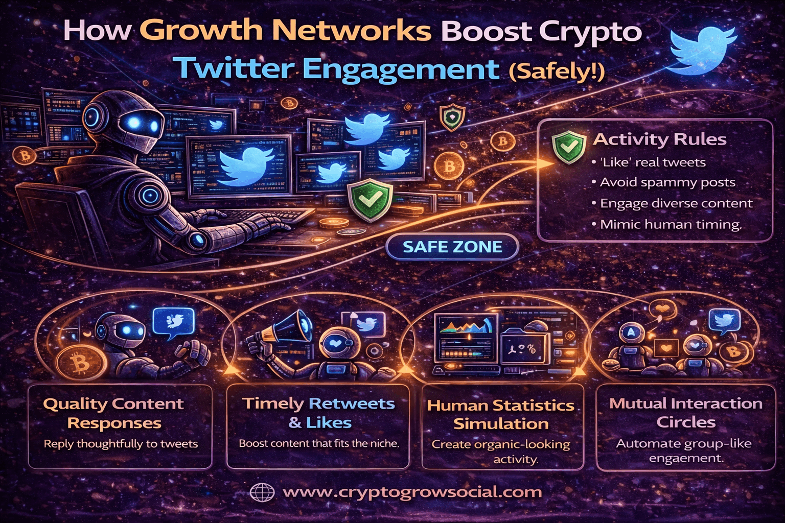 How Crypto Twitter Farms Actually Create Engagement?