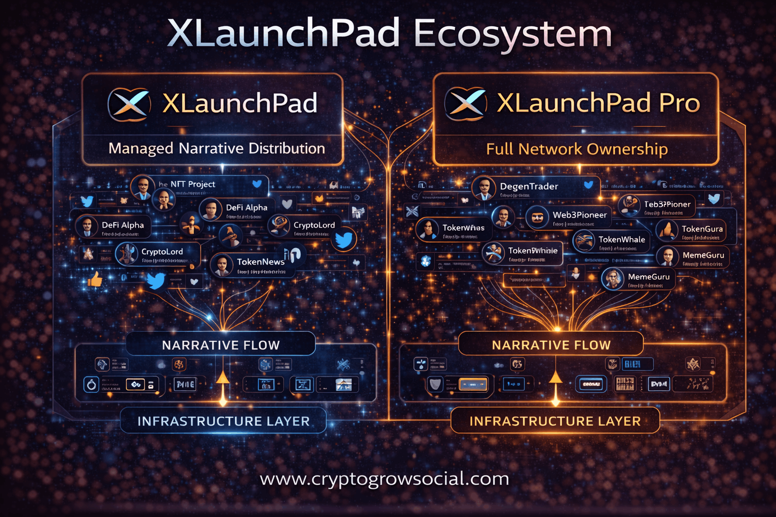How CryptoGrowSocial Solves This at Scale?