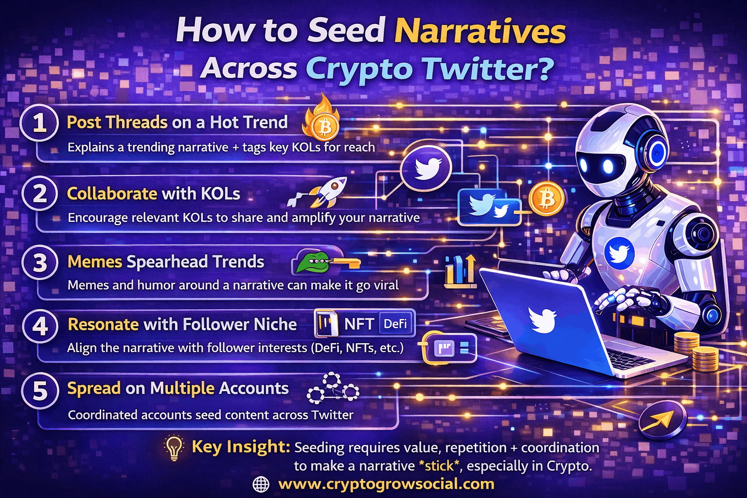 How to Seed Narratives Across Crypto Twitter?