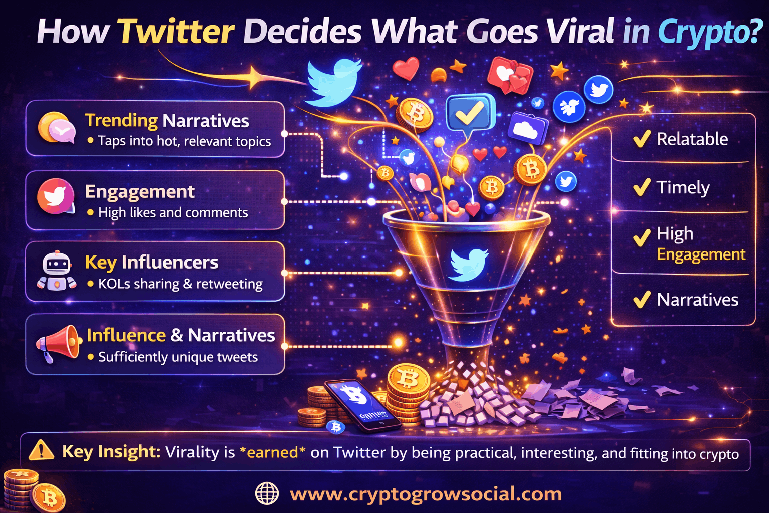 How Twitter Decides What Goes Viral in Crypto?