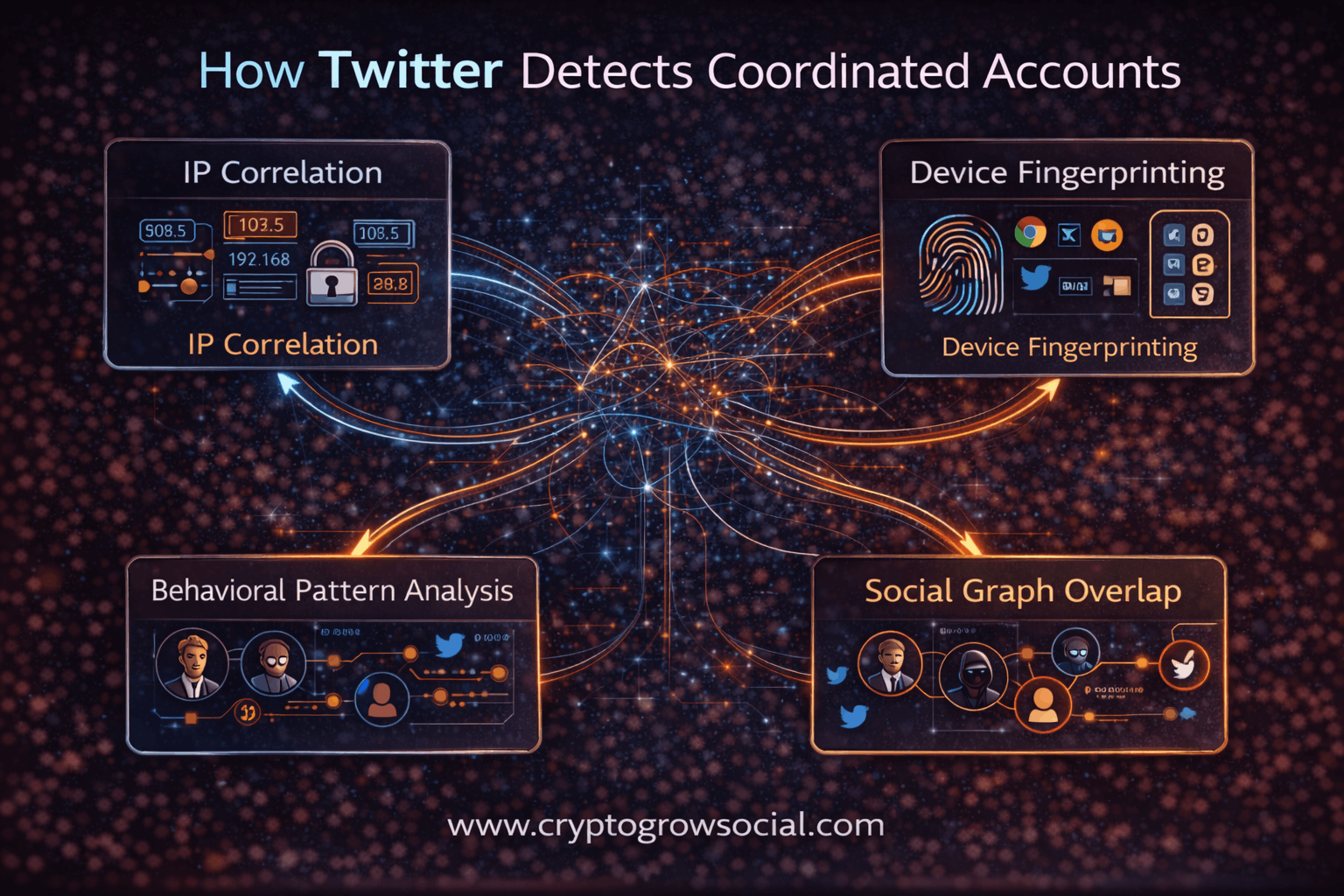 How Twitter (X) Detects Coordinated Accounts?