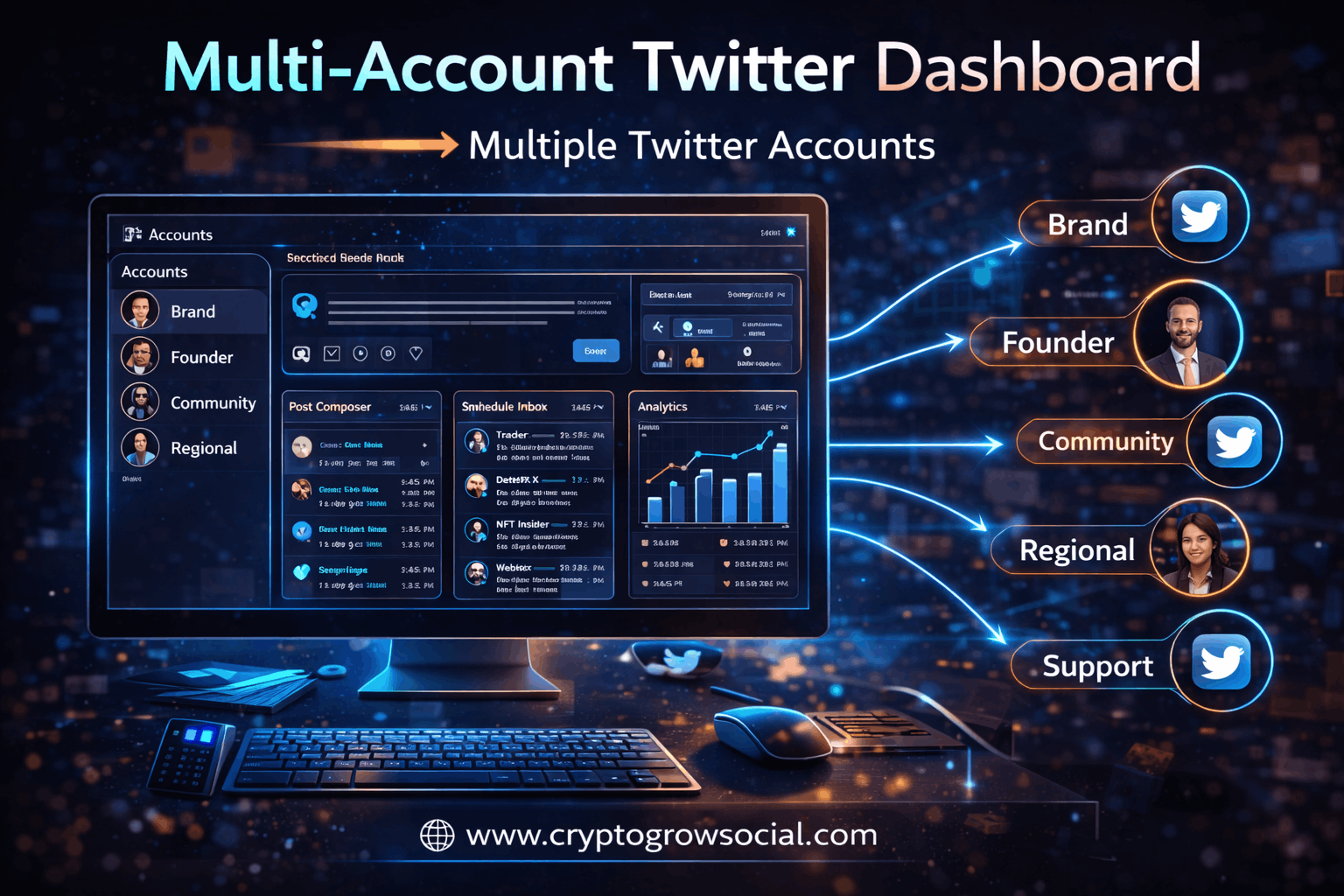 What a Multi-Account Twitter Dashboard Actually Is?