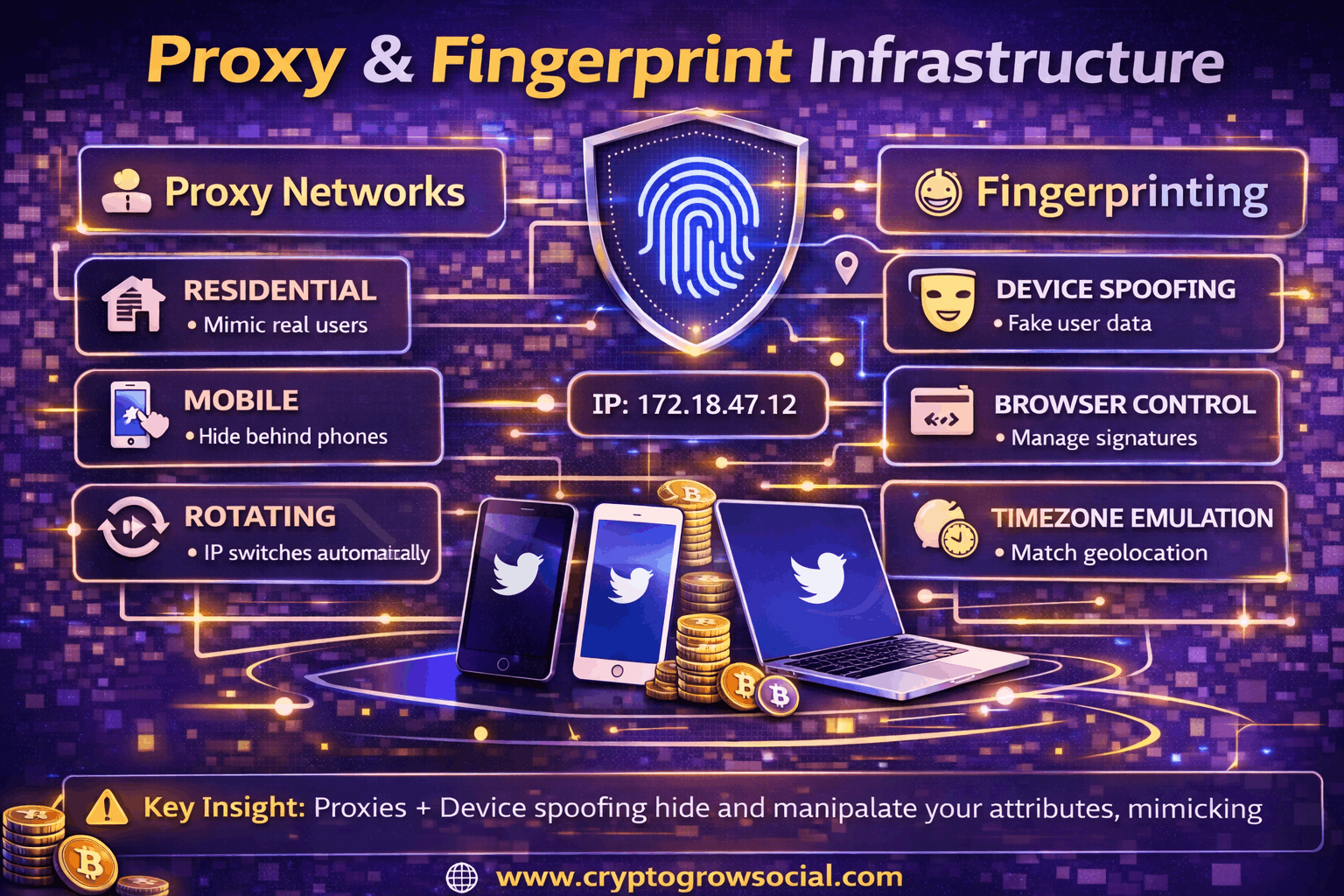 Proxy & Fingerprint Infrastructure