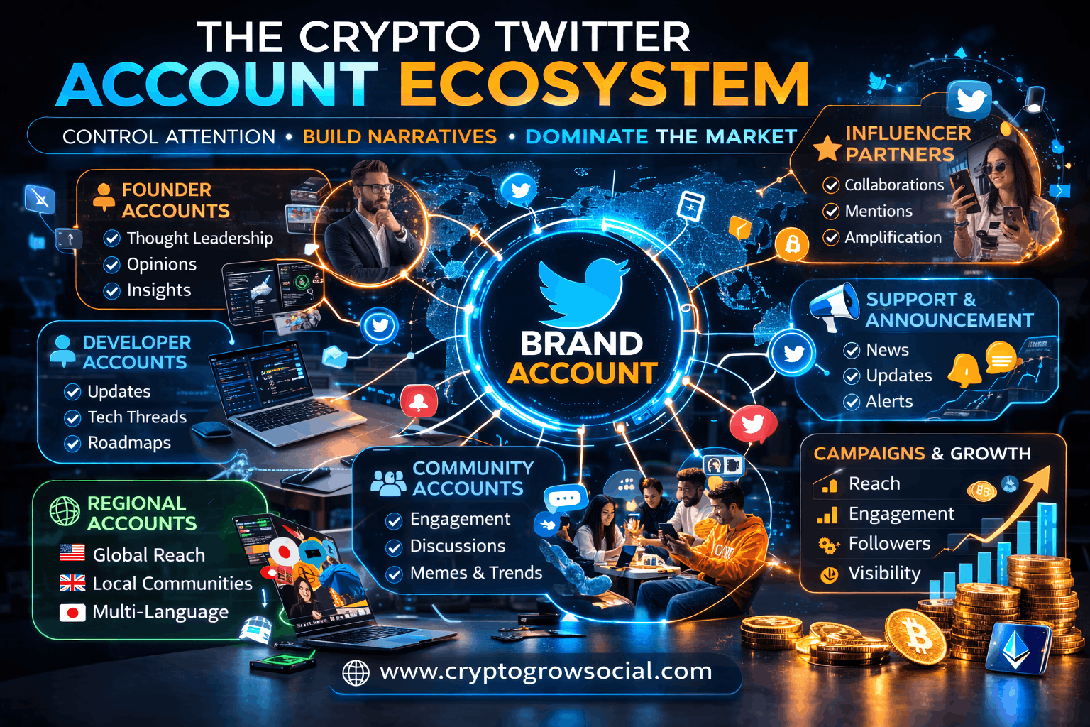The Crypto Twitter Account Ecosystem