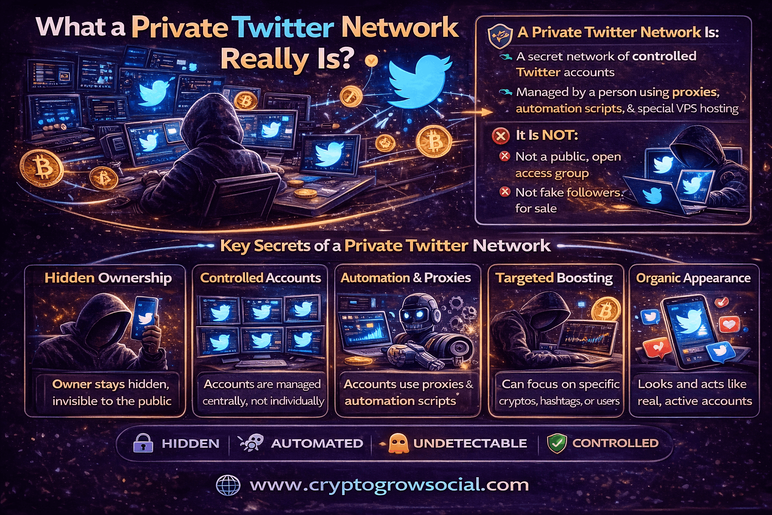 What a Private Twitter Network Really Is?