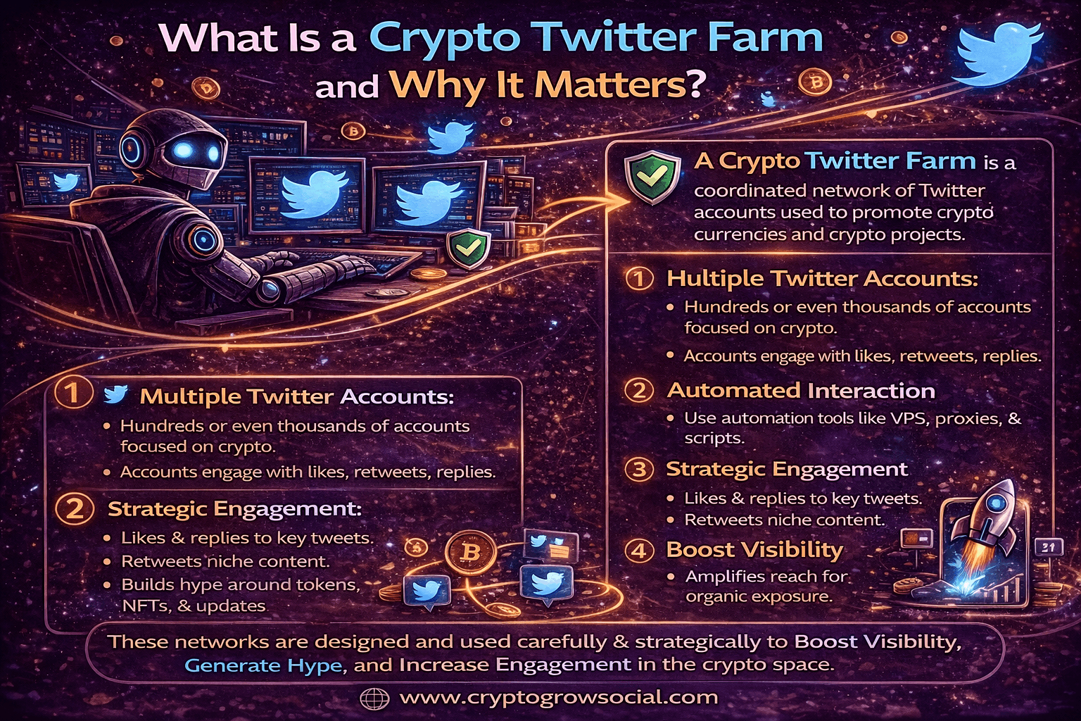 What Is a Crypto Twitter Farm and Why It Matters?