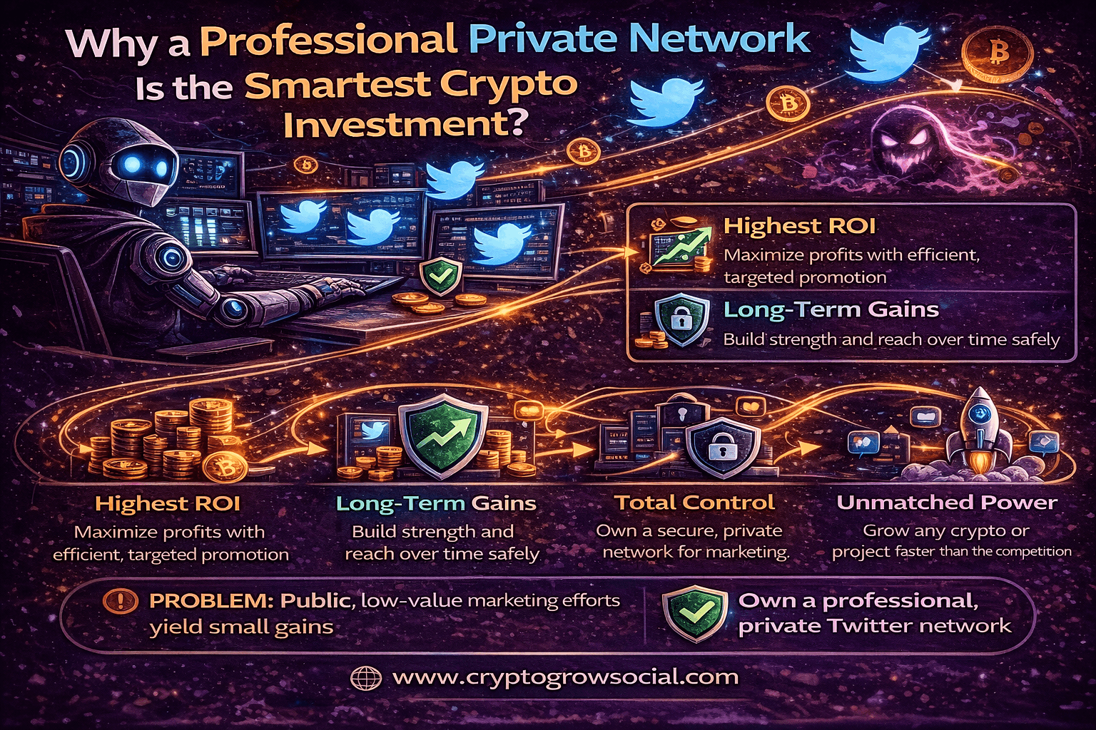 Why a Professional Private Network Is the Smartest Crypto Marketing Investment?