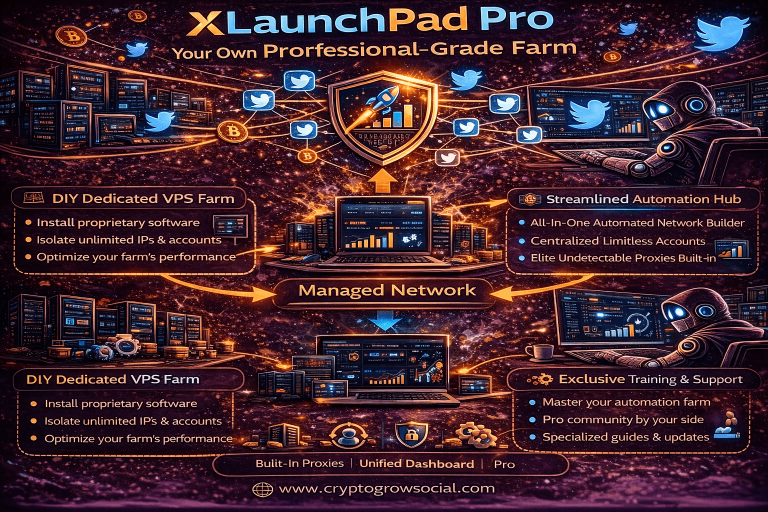 XLaunchPad Pro — Your Own Professional-Grade Farm
