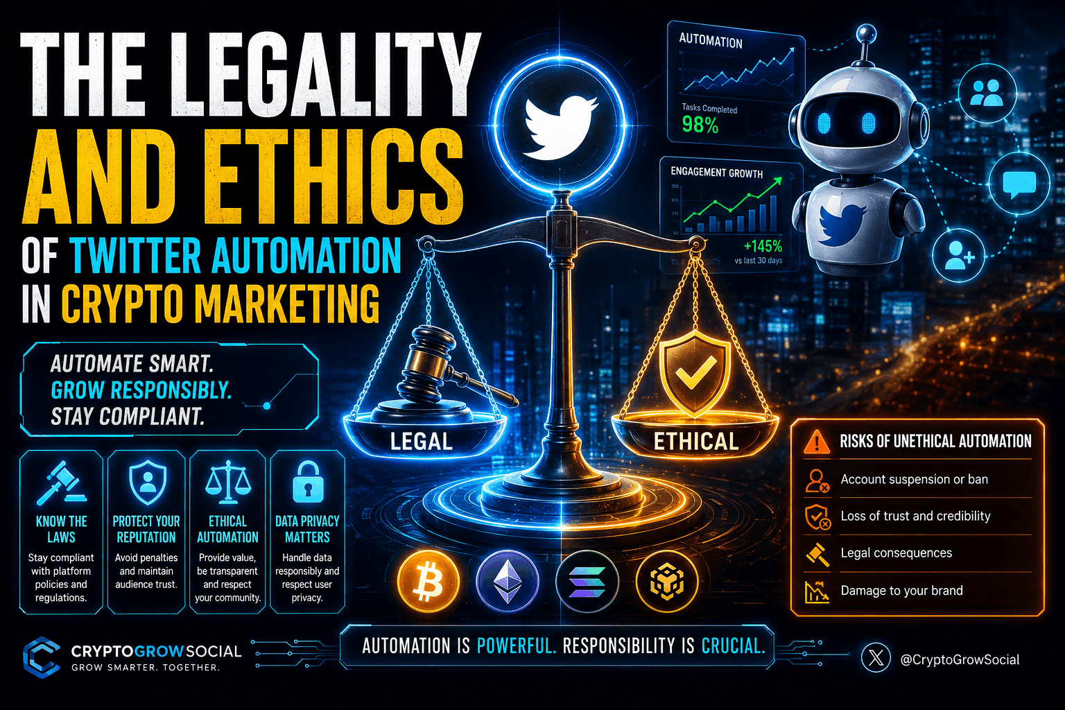 The Legality and Ethics of Twitter Automation in Crypto Marketing